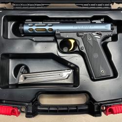 Pistolet Ruger MARK IV 22/45 LITE Bleu