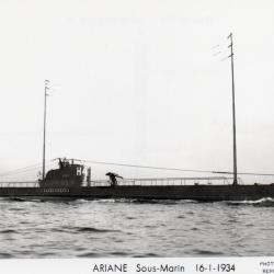 CPA -PHOTO-  Marine Guerre - SOUS MARIN  " ARIANE "  - N° 4215