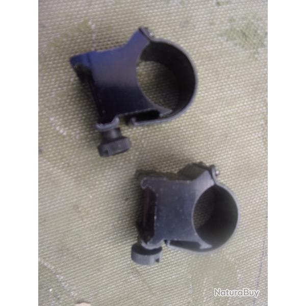 montageWeaver  pour lunette diamtre un pouce rail 21 mm  hauteur :14,2 mm