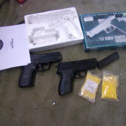 airsoft 6 mm deux  Sig et accessoires