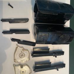 Deux chargeurs escargot STEYR-MANNLICHER 9.3/62 pour pi&egrave;ces