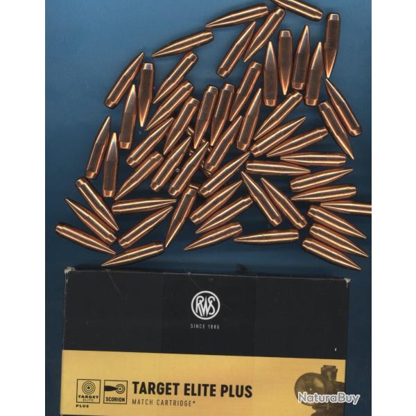 120 ogives Match  ... SCORION (RWS) NEUVES . calibre 30  (=7,82mm)   - 50 %