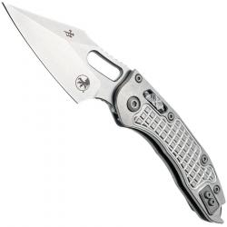 Stitch Ram-Lok Marfione Select Stonewash Frag Titanium Bronze Backspacer - Microtech Knives