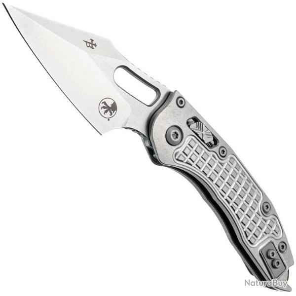 Stitch Ram-Lok Marfione Select Stonewash Frag Titanium Bronze Backspacer - Microtech Knives