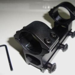 Montage monobloc TIROPTIC TD25 hauteur médium colliers 25,4mm