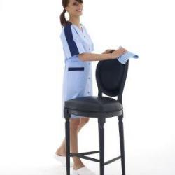 Blouse dame Aglae Sergé Ciel/Marine 5