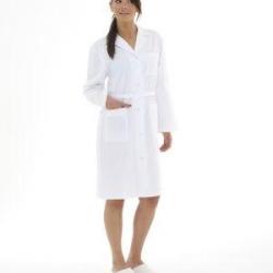 Blouse dame Ariane Sergé Blanc Coton 1