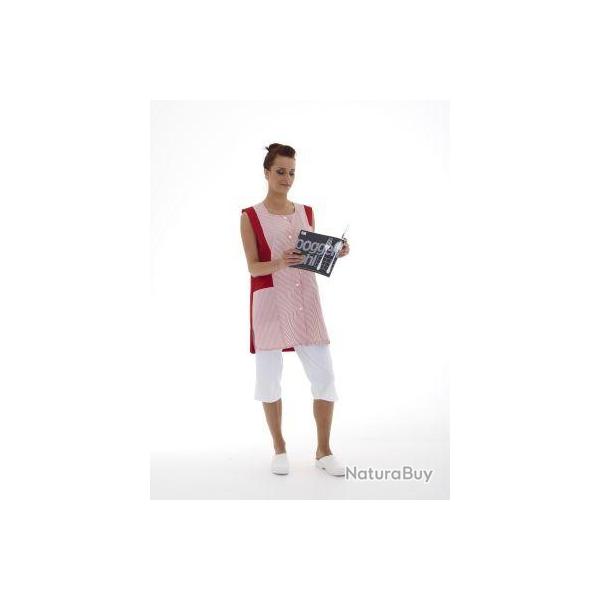 Blouse dame Nadia Serg Rouge/Ray Rouge 4