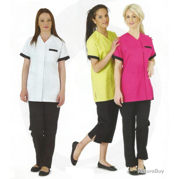 Tunique dame Alice Rhodamine/Noir 4