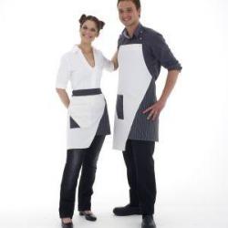 Tablier KAKI Beige/Clémentine