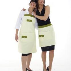 Tablier Pêche Anis/Fougère