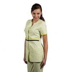 Tunique de travail manches courtes pour Dame LOU 4 Gris