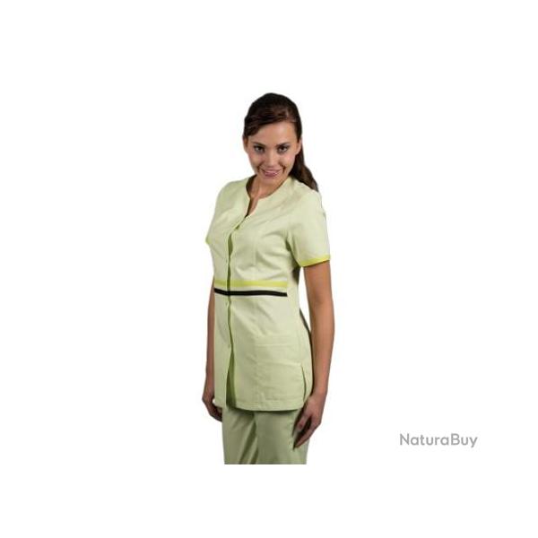 Tunique de travail manches courtes pour Dame LOU 6 Anis