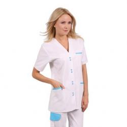 Tunique de travail pour Dame Ella 5 Blanc/Atoll