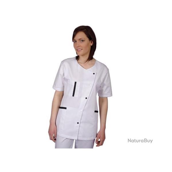 Tunique de travail pour Dame Manon 5 Blanc/Blanc