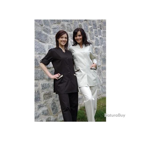 Tunique de travail pour Dame Clia 4 Blanc