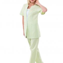 Tunique de travail pour Dame VIOLETTE 5 Noir/Blanc