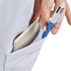 Tunique de travail mixte VICTOR 4 Blanc/Blanc