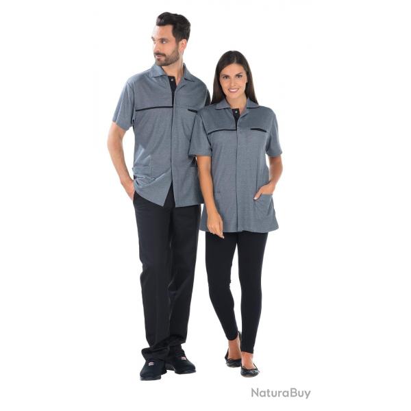 Tunique de travail mixte CYRILLE 2 Blanc/Atoll