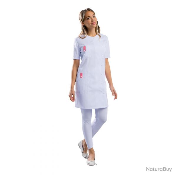 Blouse de travail pour Dame SOFIA 1 Marine/Blanc