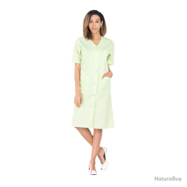 Blouse de travail pour Dame CLAIRE Manches-courtes 0 Cretonne Blanche