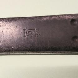 Capot de protection de boitier chargeur de mauser allemand modèle 1888(daté 1914)