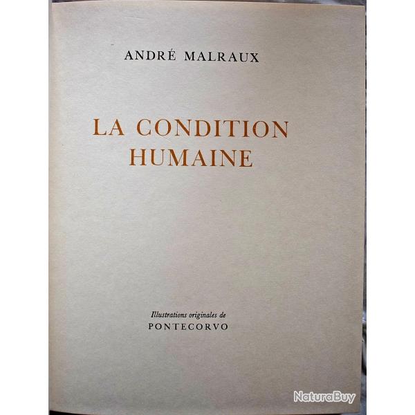 La condition humaine - Andr Malraux