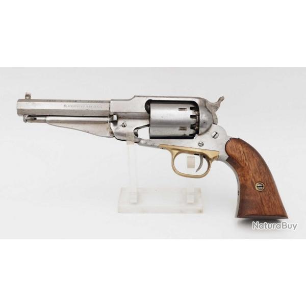 REVOLVER POUDRE NOIRE PIETTA REMINGTON 1858 - 2008 ACIER NUMERO 17 / 150 CALIBRE 44 Italie Categorie