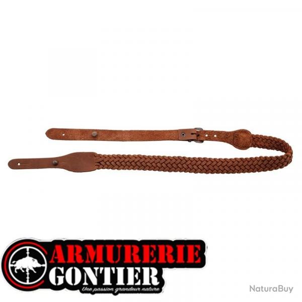 BRETELLE FUSIL CROUTE TRESSEE 7 BRINS - COUNTRY SELLERIE
