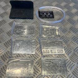 kit survie 6 cartes outil multifonction peche chasse randonnee camping survivalisme nature plein air