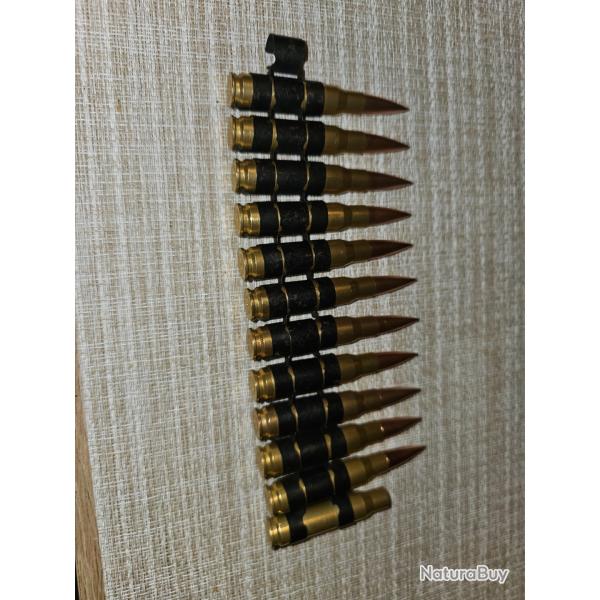 Bande de cartouches factices 7x62*51