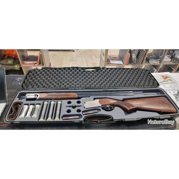 Fusil superpos Verney-Carron Sagitaire Polynox cal 12/76 can 68 cm