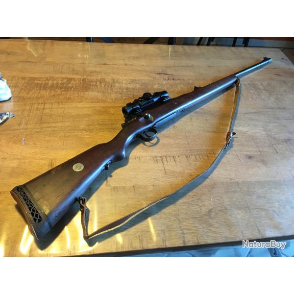 carabine a repetition, Mauser 98K transforme en 7x64 avec vise point rouge