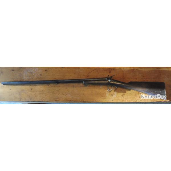 fusil de chasse a broche calibre 16 type lefaucheux a restaurer
