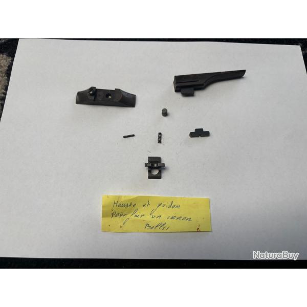 Lot pices dtaches Mcanique Armurerie Pour arme * hausse et guidon pour Fair slug a balle   *