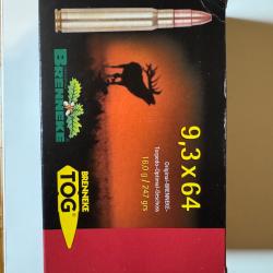 2x boîte de balle brenneke calibre 9.3x64