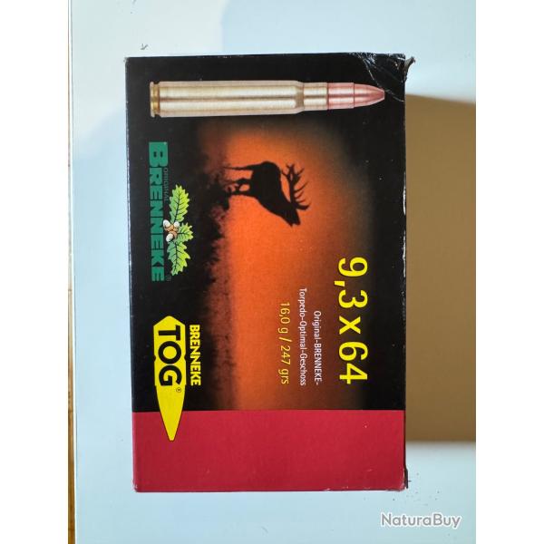 2x bote de balle brenneke calibre 9.3x64