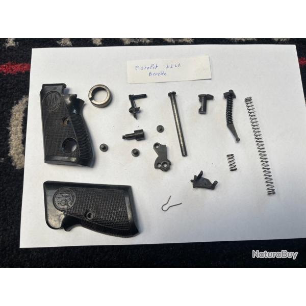Lot pices dtaches Mcanique Armurerie Pour arme * pistolet 22lr BERETTA   *  encheres