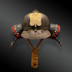 Samouraï, CASQUE de GUERRE appelé KABUTO signé Masuda My?chin - Japon - Période Edo (1603?1868)