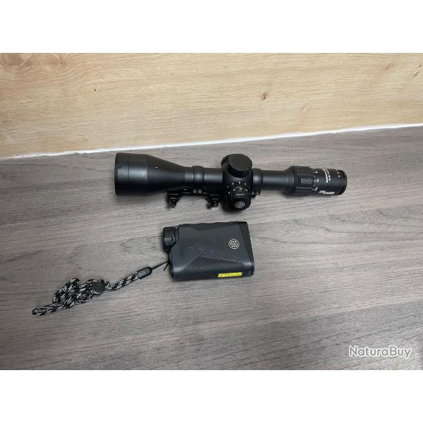 Lunette SIG SAUER sierra 3BDX 4,5-14x50 avec tlmtre coupl
