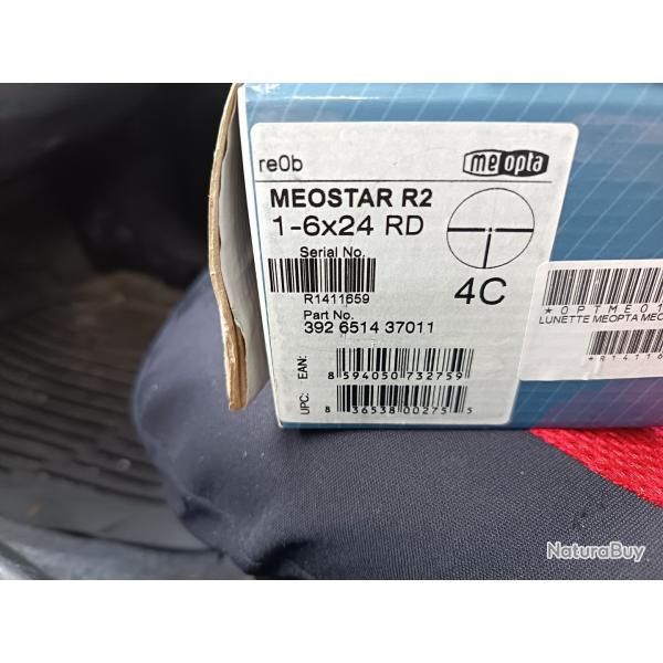 Vend lunette de battue MeoptaMEOSTAR  R21-6x24 RD