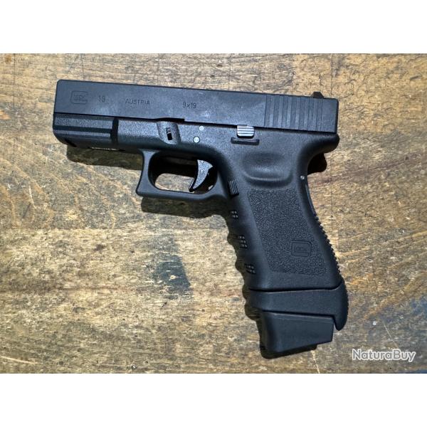 Rplique pistolet airsoft glock 19 gen 3