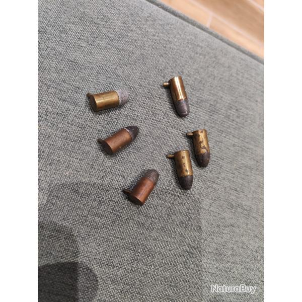 Munitions 9 mm broche