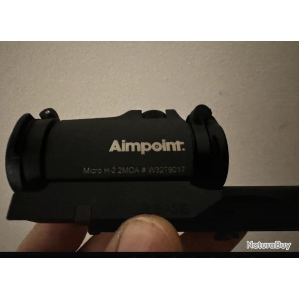 Aimpoint microH2 et montage nomad dentler