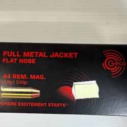 GECO CAL 44 REM MAGNUM 14.9G/230GR FMJ 6 BOITES DE 50 BALLES FRAIS DE PORT OFFERT