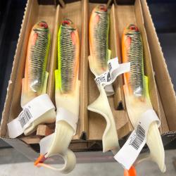 Lot 2 leurres Fox Rage Slick Eel 28cm Psycho Roach