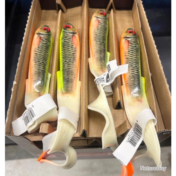 Lot 2 leurres Fox Rage Slick Eel 28cm Psycho Roach