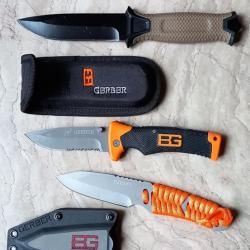 Couteaux Gerber bear grylls et divers