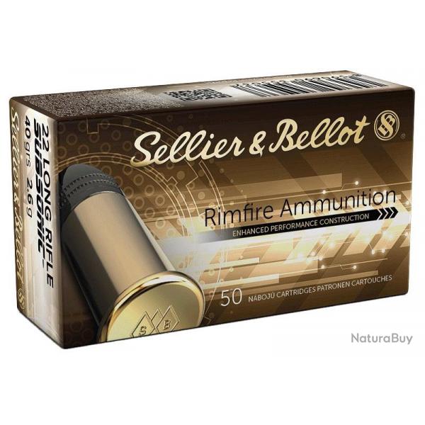 Balles S&B - Cal. 22LR LRN Subsonic