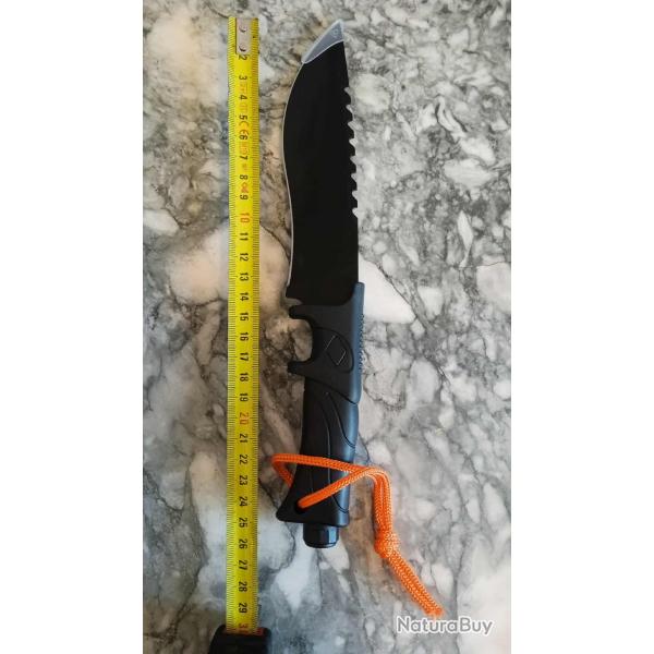 Couteau de survie chasse , pche , camping , neuf